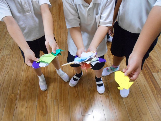 朝トレ、学校宝探し（児童会）