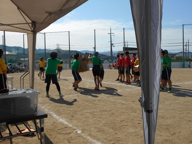 荒川中学校体育祭を見てきました