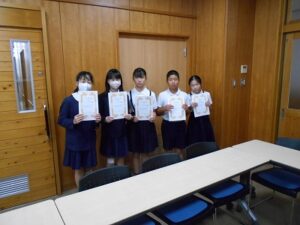 後期児童会役員任命式