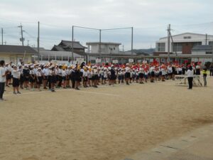 運動会に向けて全校練習