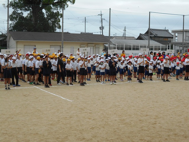 運動会に向けて全校練習