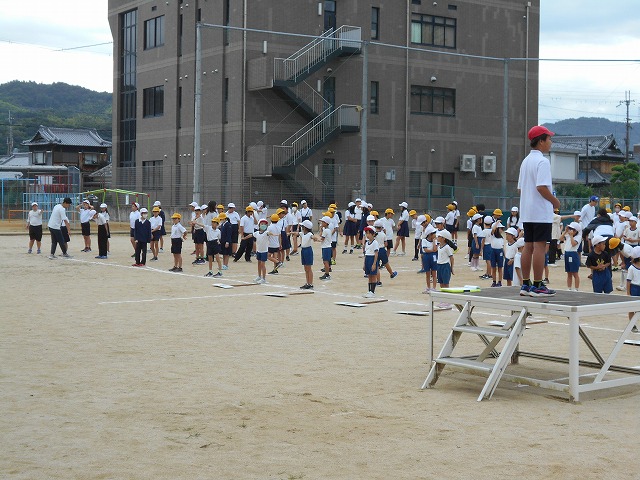 運動会に向けて全校練習