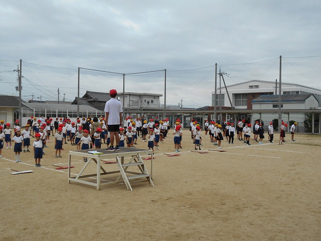 運動会に向けて全校練習