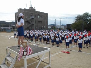 全校体育（運動会の練習）
