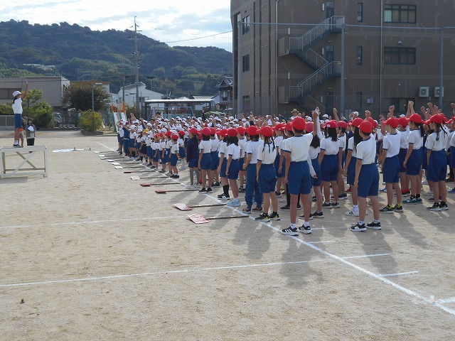 全校体育（運動会の練習）