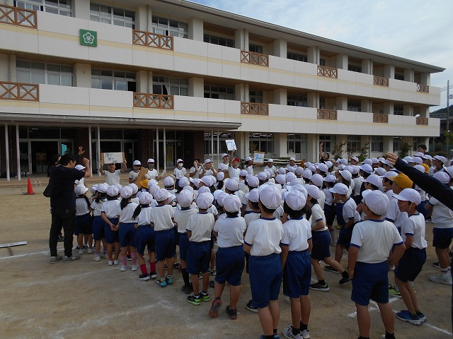 全校体育（運動会の練習）