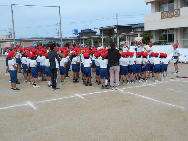 全校体育（運動会の練習）