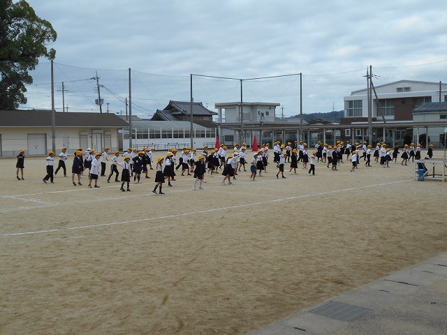 運動会前日練習