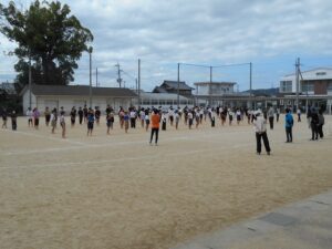 運動会前日練習