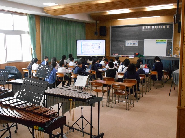 今日の授業風景（１～６年）