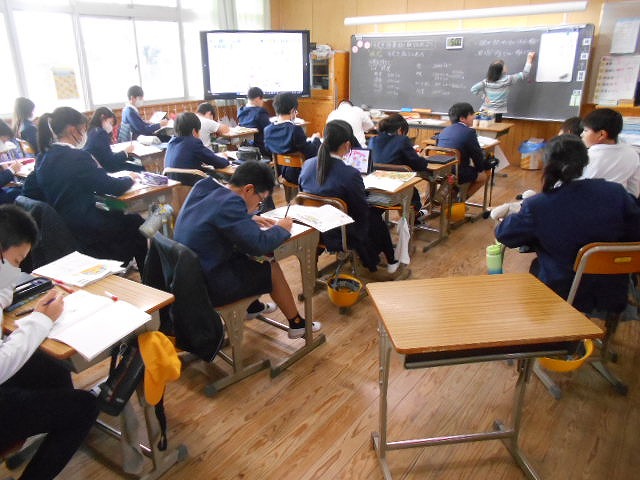 今日の授業風景（１～６年）
