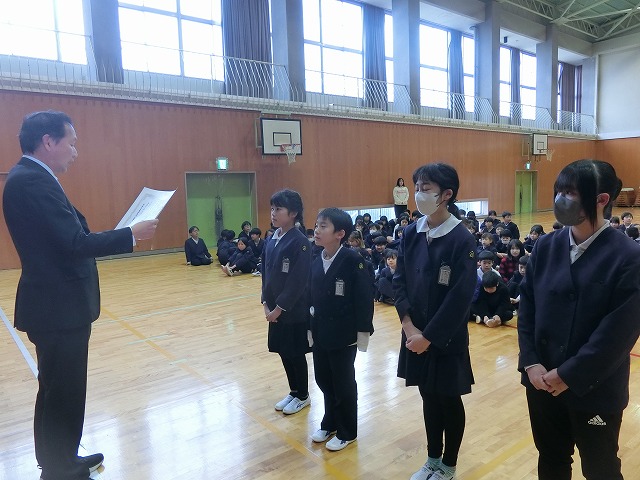 2学期終業式