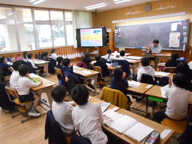 今日の授業風景（１～６年）