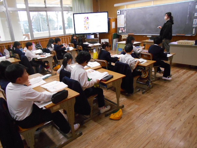 今日の授業風景（１～６年）