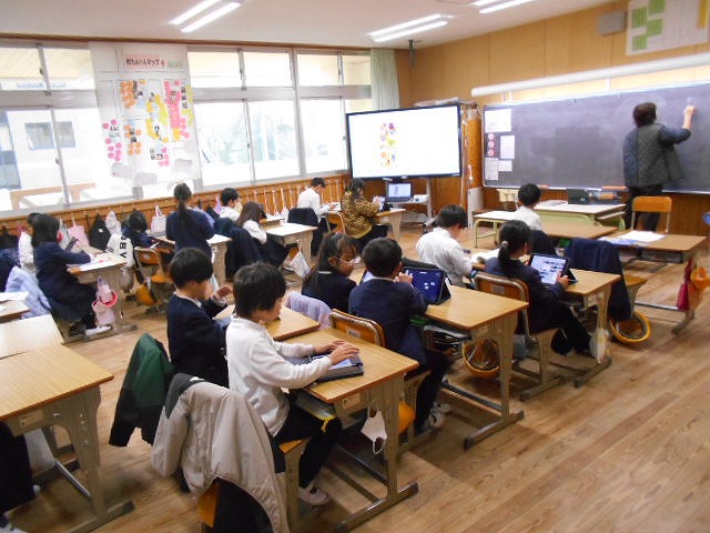 今日の授業風景（１～６年）