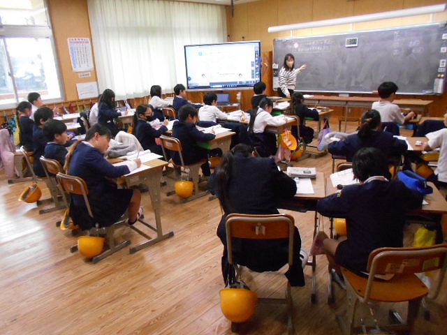 今日の授業風景（１～６年）