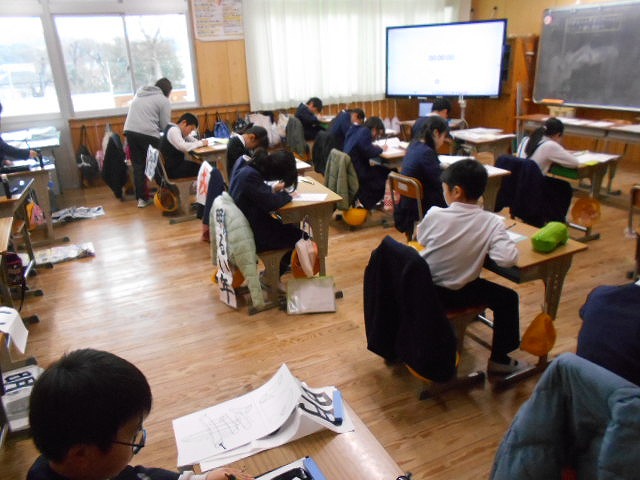 今日の授業風景（１～６年）