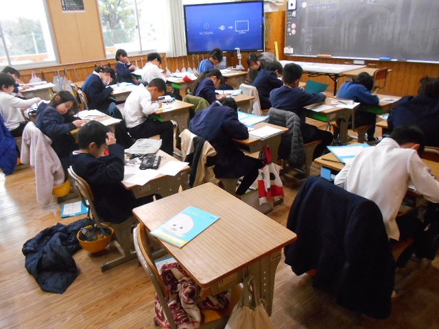 今日の授業風景（１～６年）