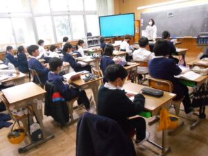 今日の授業風景（１～６年）