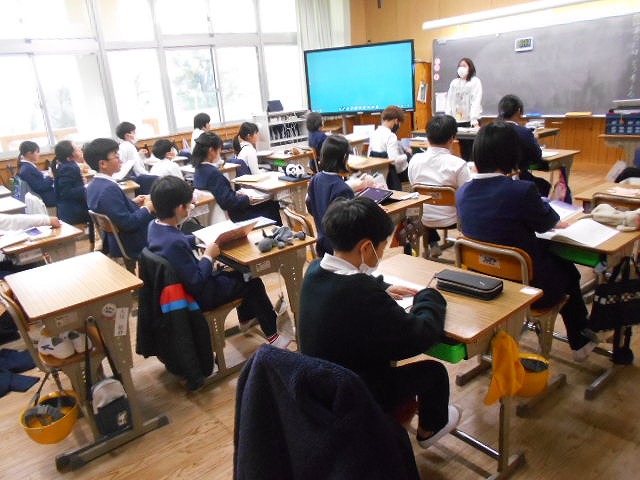 今日の授業風景（１～６年）