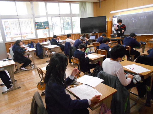 今日の授業風景（１～６年）