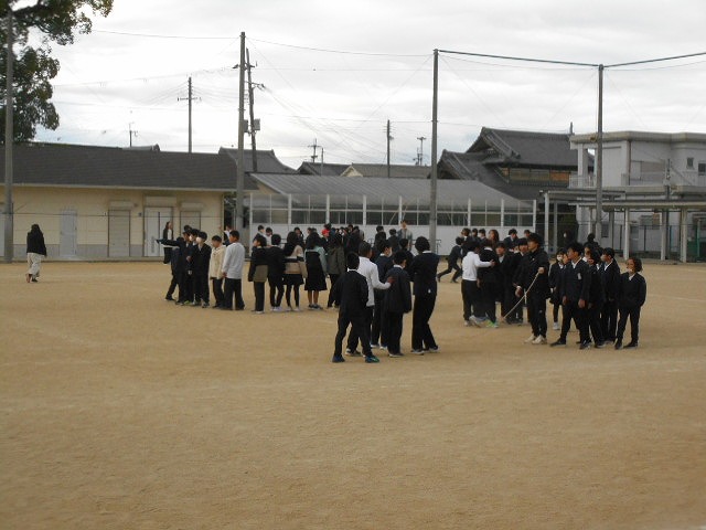 朝の体操（８の字とび）