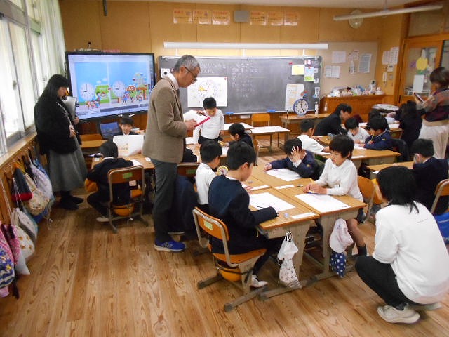 1年Ｂ組　算数科研究授業