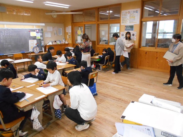 1年Ｂ組　算数科研究授業