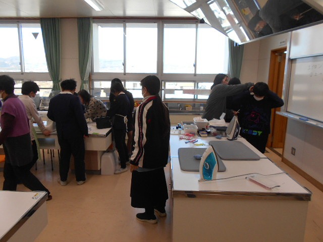 5年Ｂ組ミシンボランティア