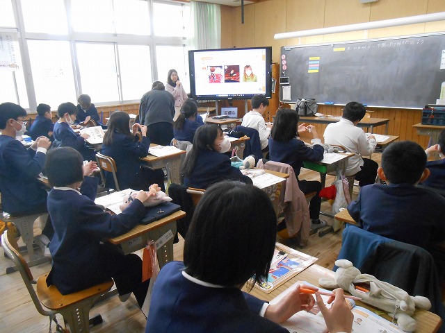 今日の授業風景