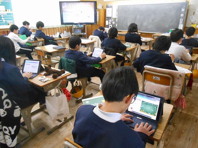 今日の授業風景