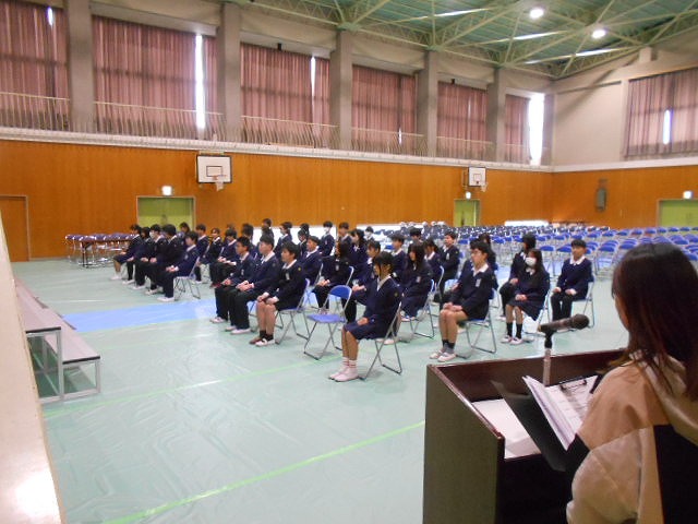 ６年　卒業式の練習