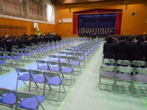 卒業式全校練習