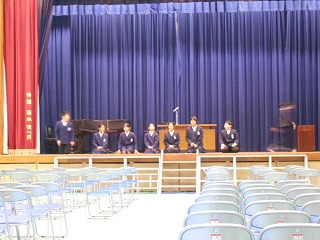 6年生の創作劇を観賞