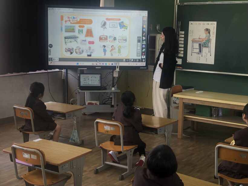 今日の東貴志小学校