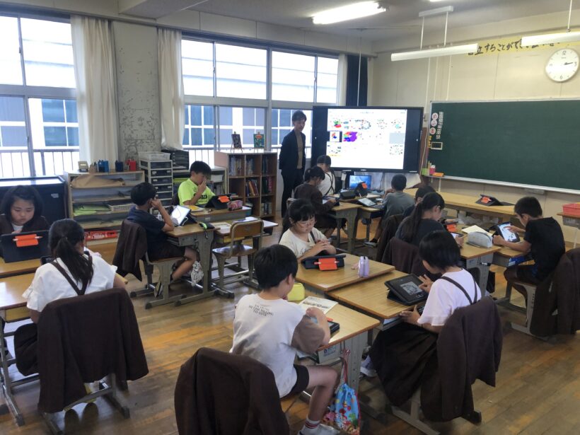 今日の東貴志小学校