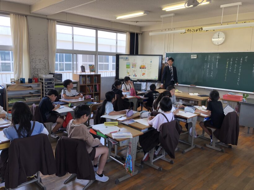 今日の東貴志小学校