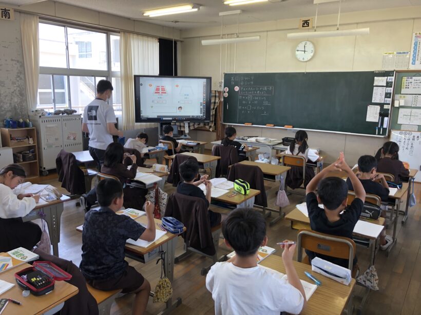 今日の東貴志小学校