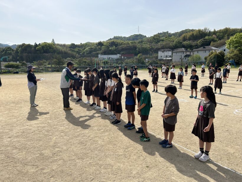 今日の東貴志小学校