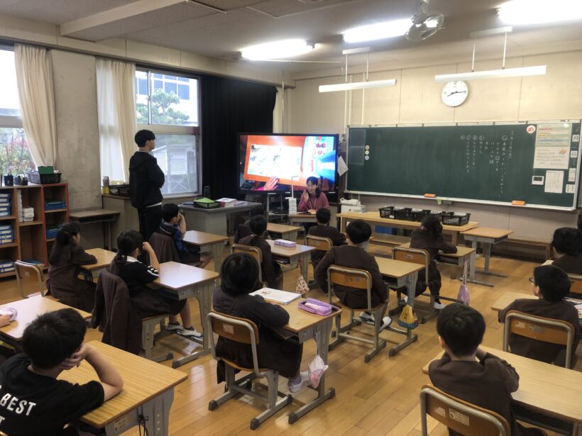 今日の東貴志小学校