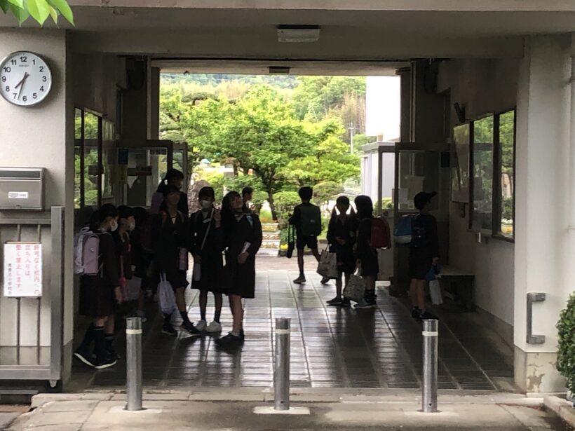 今日の東貴志小学校