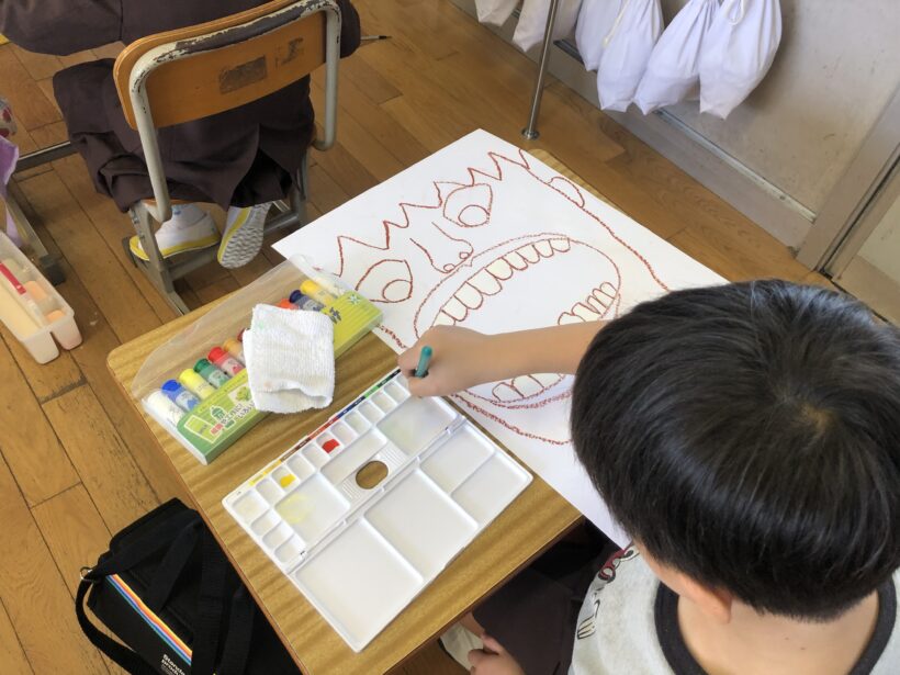 今日の東貴志小学校