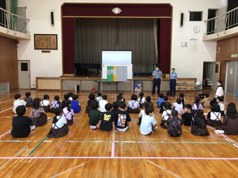 交通安全教室を実施しました。