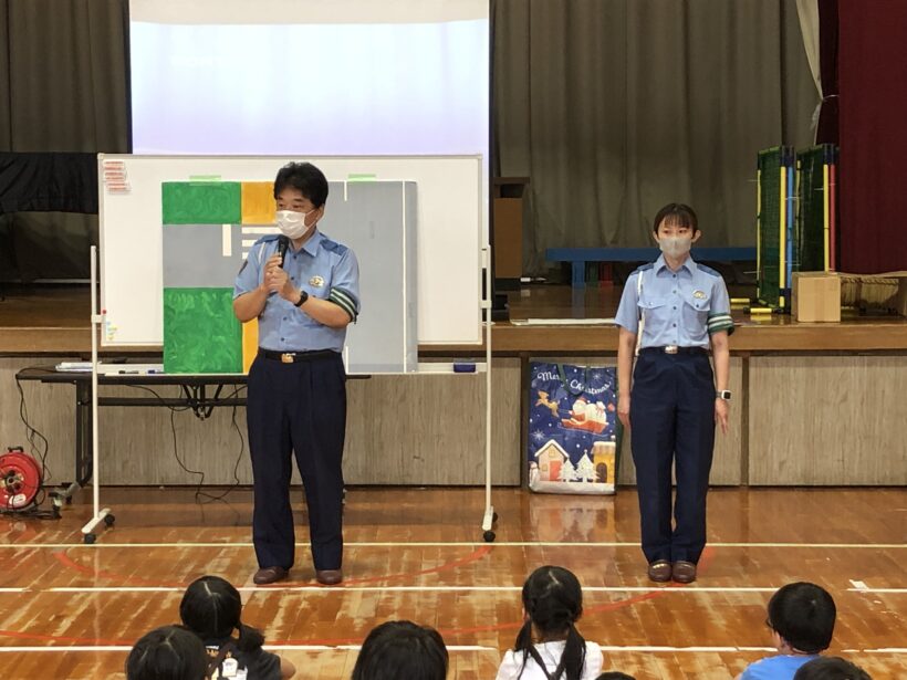 交通安全教室を実施しました。
