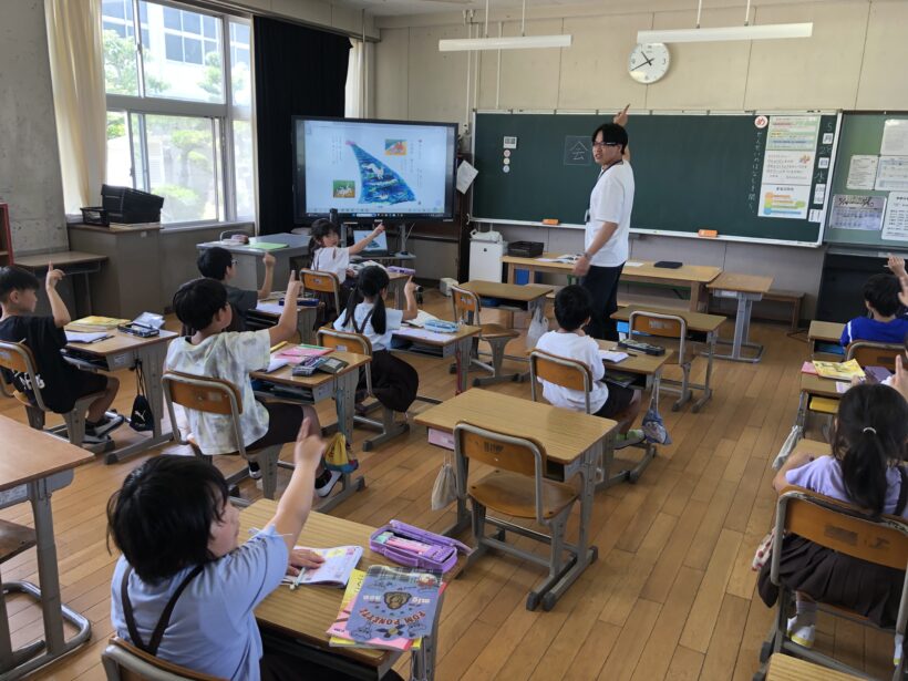 今日の東貴志小学校