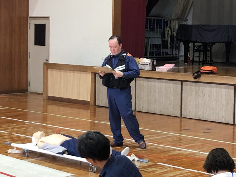 心肺蘇生法の講習を実施