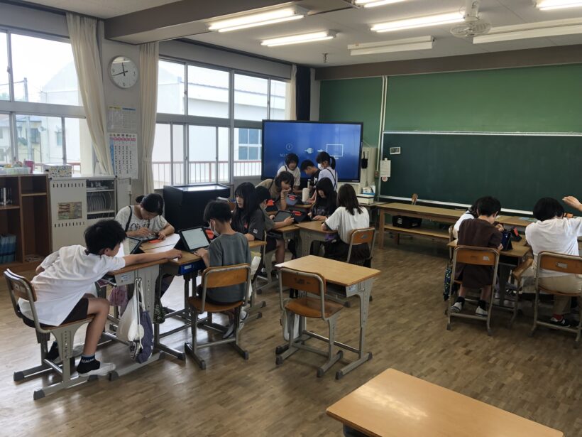 今日の東貴志小学校