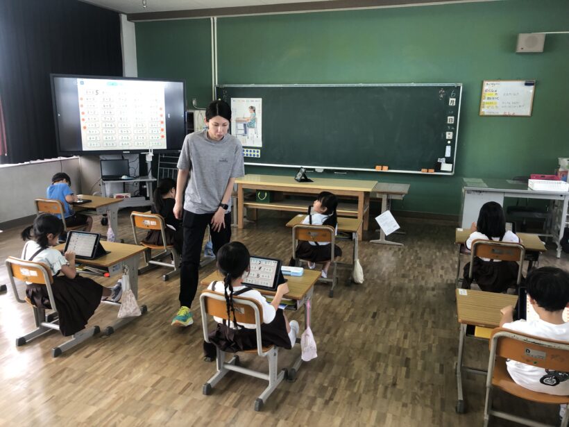 今日の東貴志小学校