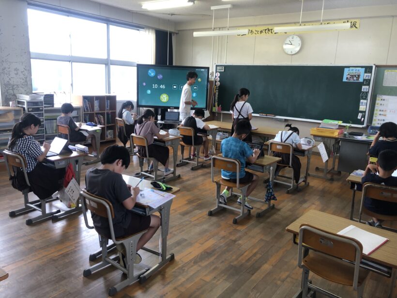今日の東貴志小学校