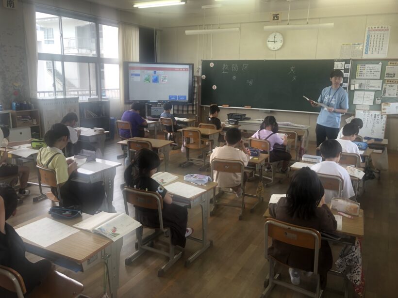 今日の東貴志小学校